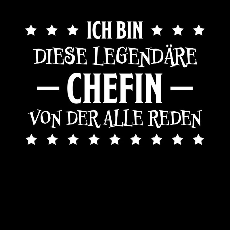 Chefin Mama Lustiger Spruch Familie Beruf Geschenk