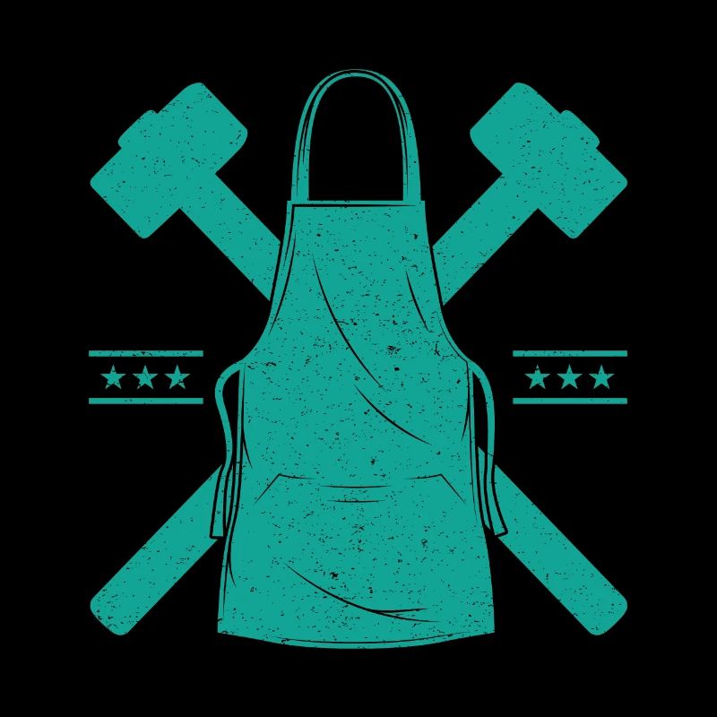 Blacksmith Apron & Hammer Smith Gift