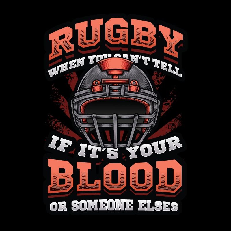 Funny rugby player