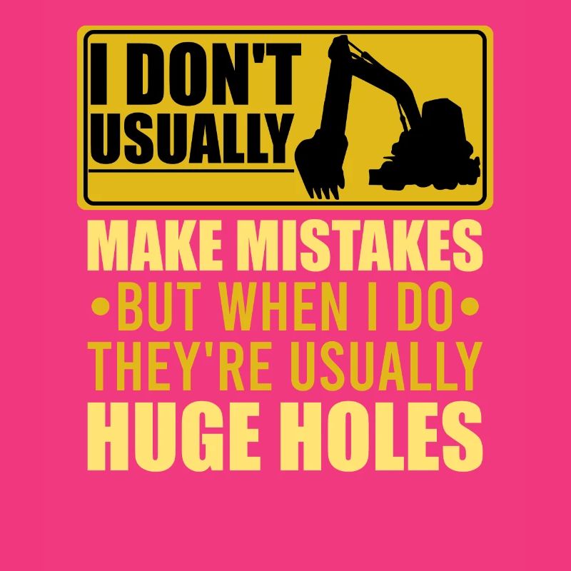 Retro Excavator Slogan Excavator Driver Construction Site