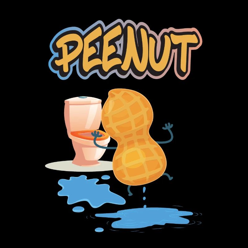 Peenut, funny peeing peanut