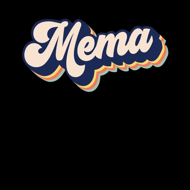 Damenmema süße Oma Geschenk Retro Mema
