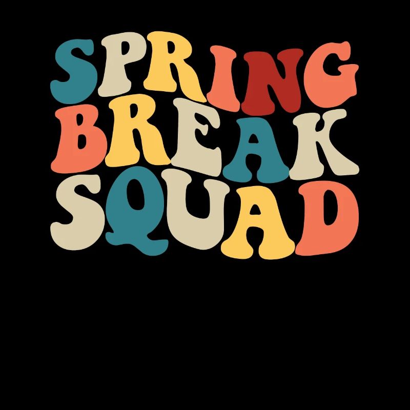 Spring Break Squad Retro Spring Break 2025
