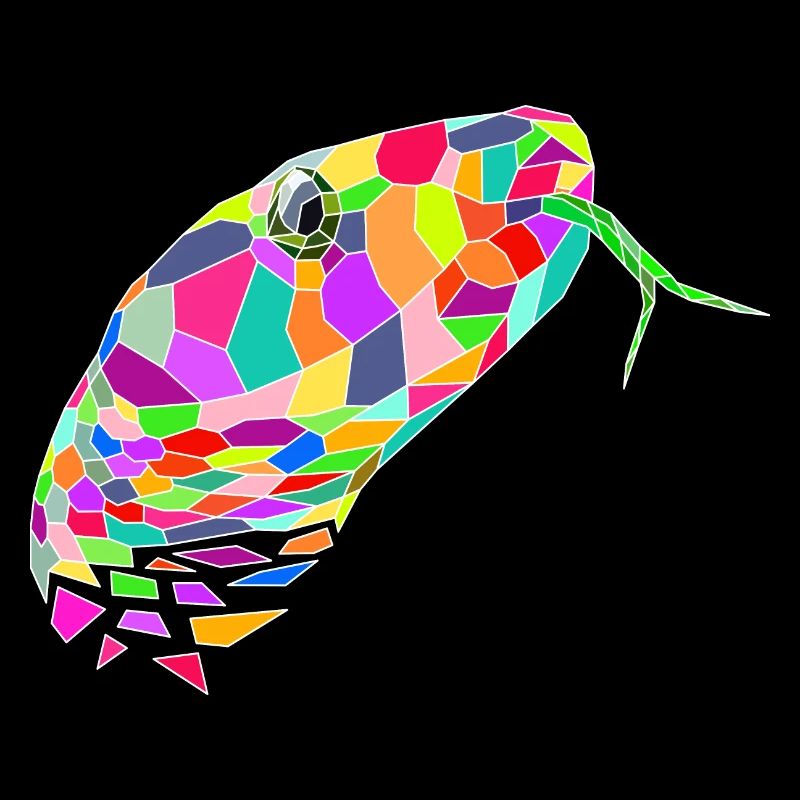 Serpent coloré