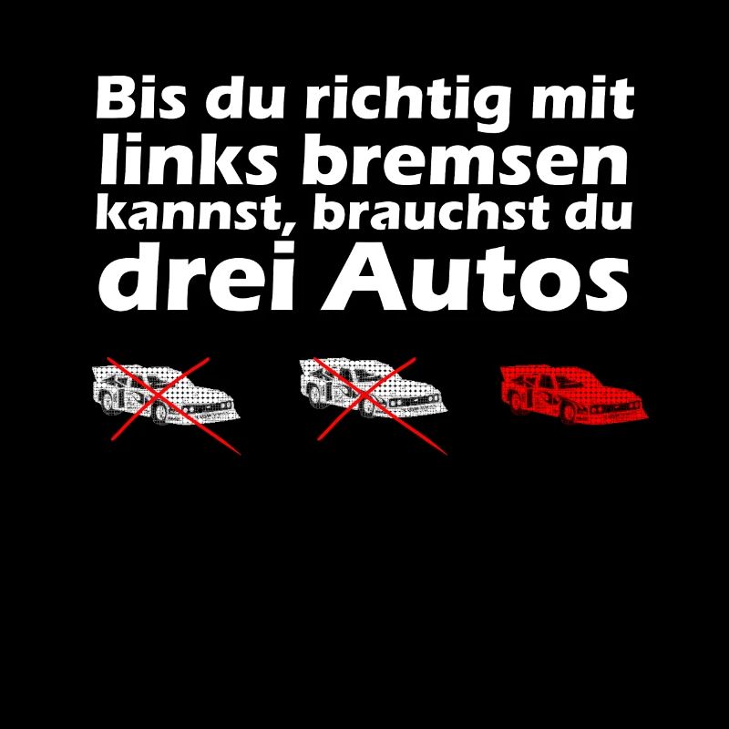 Bis du mit links bremsen kannst...