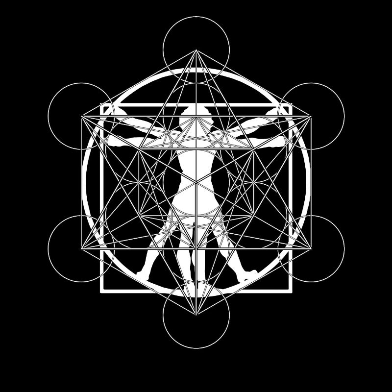 Géométrie sacrée du cube de Da Vinci Metatron