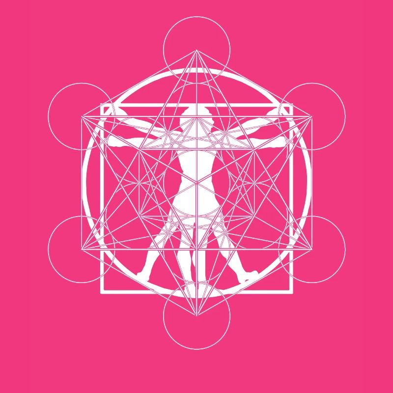 Géométrie sacrée du cube de Da Vinci Metatron