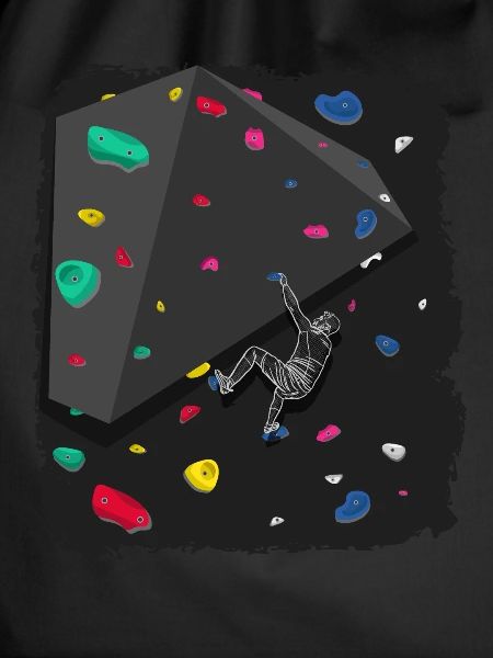 Klettern Boulderwand Felskletterer Bouldern
