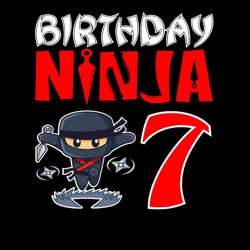 Birthday Ninja Pour les petits ninjas pour les 7 ans