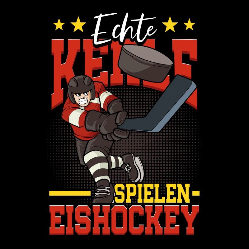 Echte Kerle spielen Eishockey