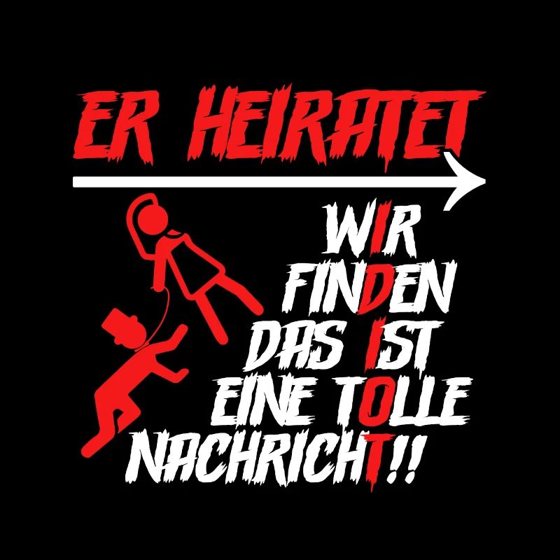 Er heiratet Idiot Junggesellenabschied Männer