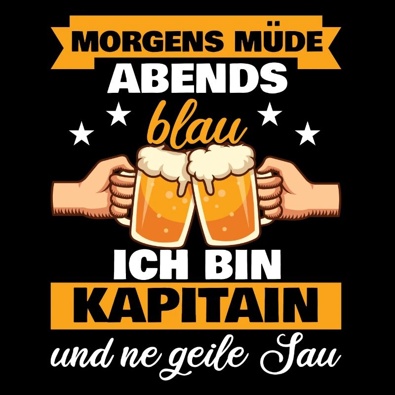Morgens Müde Abends Blau Kapitain