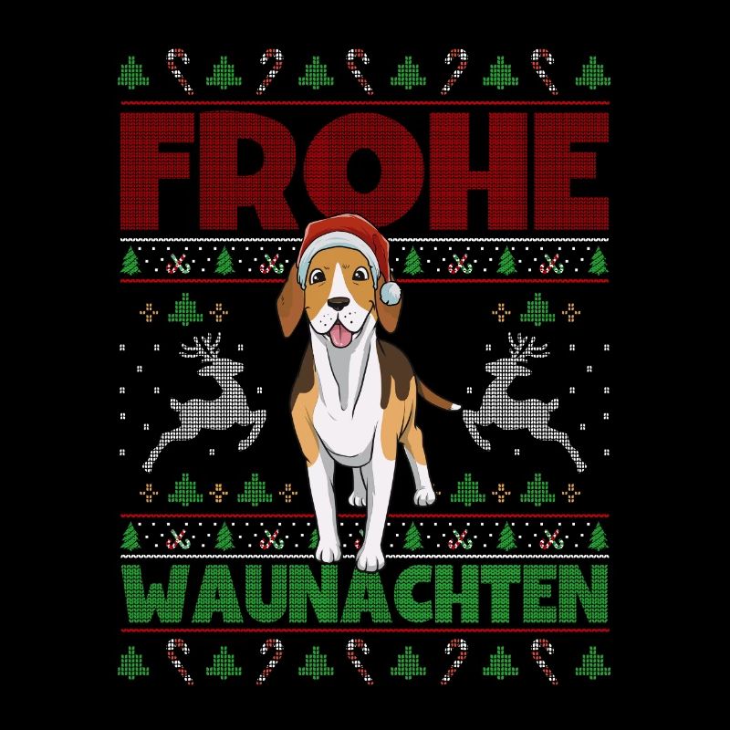 Frohe Weihnachten Beagle