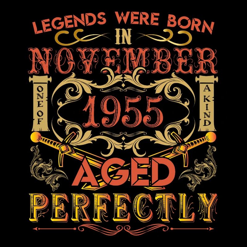 November 1955 - Geburtstag 1955 wurden Legenden geboren.