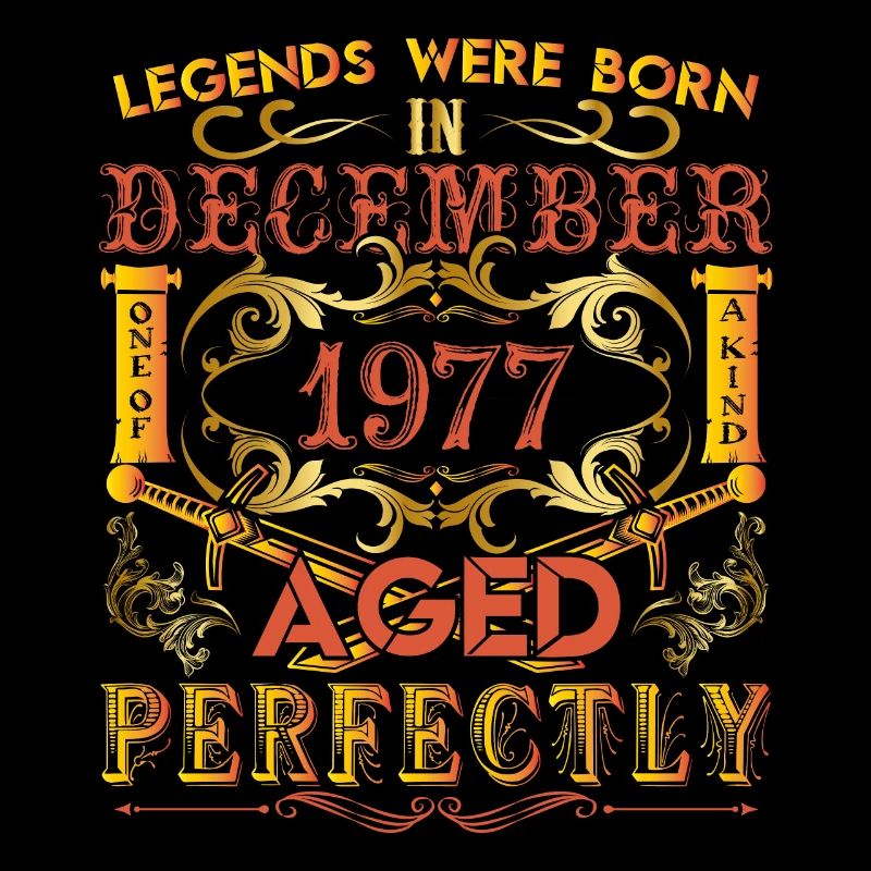 Dezember 1977 - Geburtstag 1977 wurden Legenden geboren.
