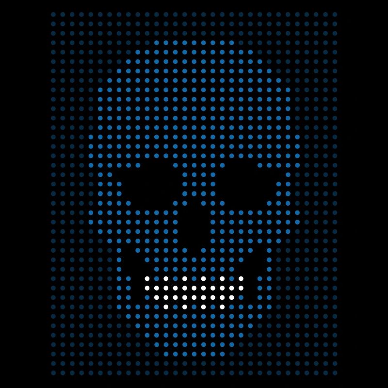 Crâne à points numériques