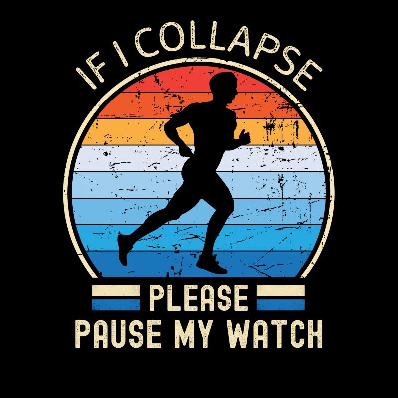 If i collapse please pause my watch men running