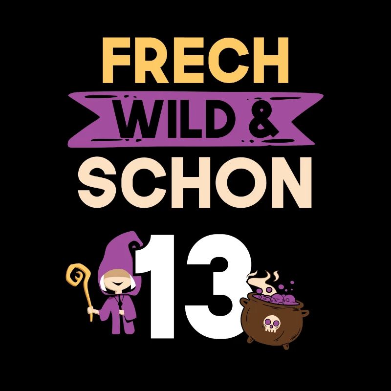 13 Jahre Geburtstag Junge Mädchen Halloween Hexe