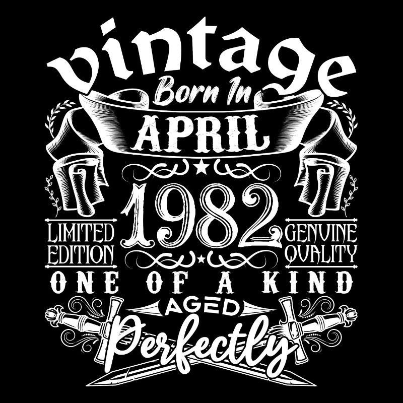 1982 Avril 1982 anniversaire Avril 1982 Avril