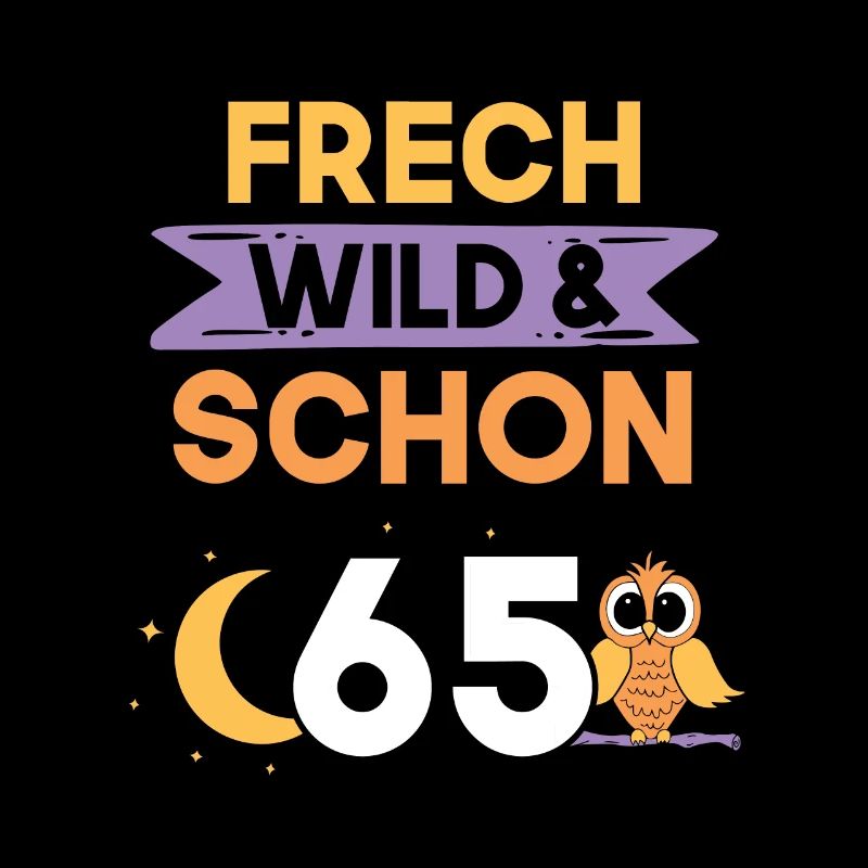 Geschenk 65 Jahre Geburtstag Eule