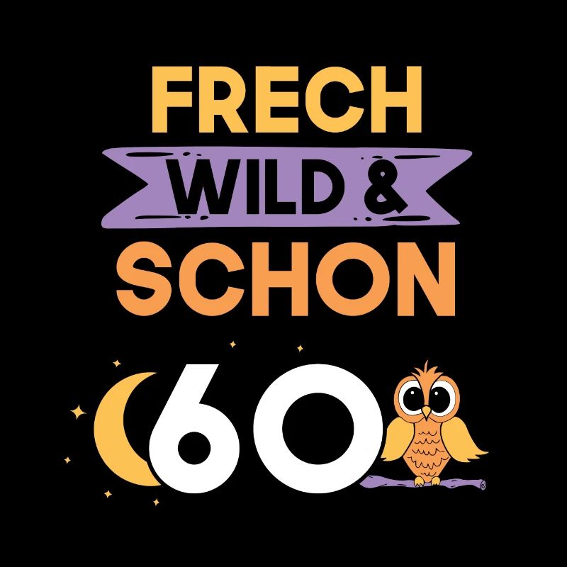 Geschenk 60 Jahre Geburtstag Eule