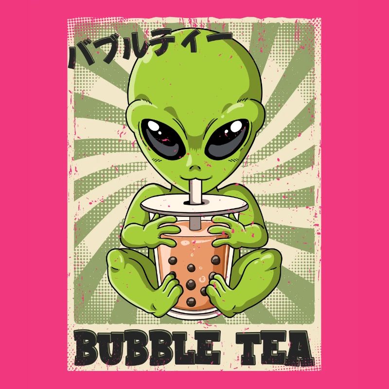 Boba Tea Alien Bubble Tea