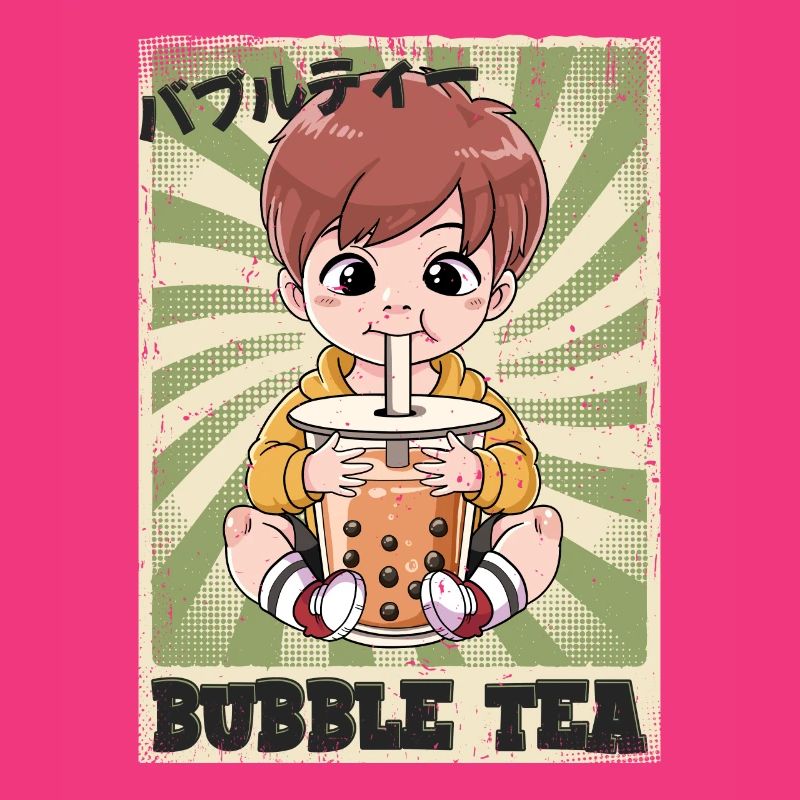 Boba Tea Junge Bubble Tea