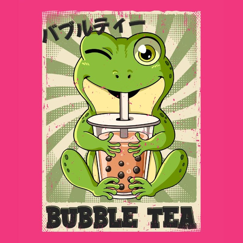 Boba Tea Frosch Bubble Tea