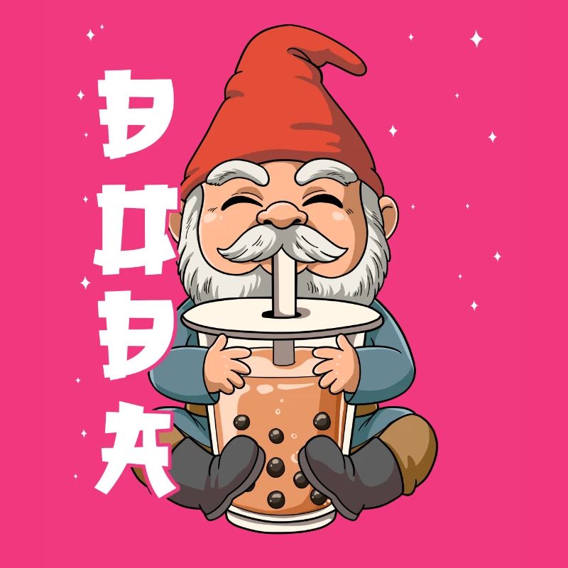 Boba Tea Gnome Bubble Tea