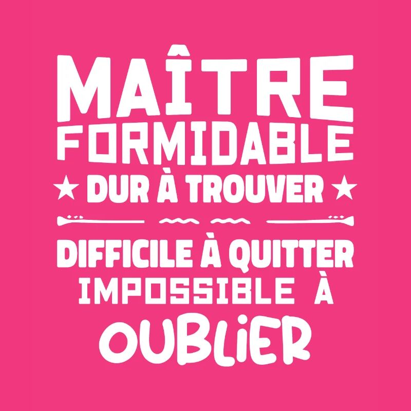 Maître formidable idée cadeau maître d'école