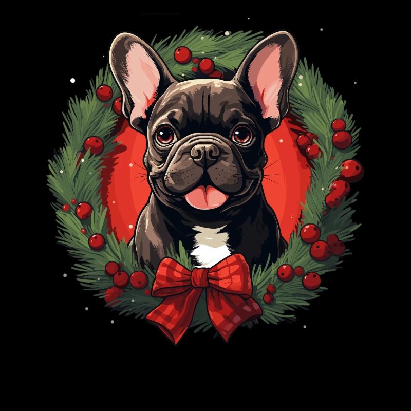 Bouledogue français de Noël