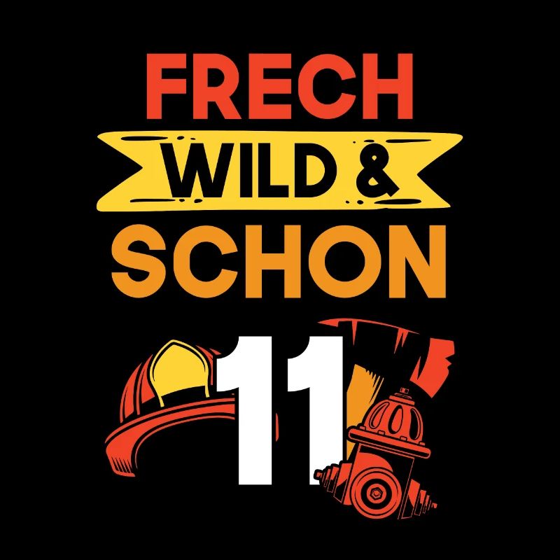 11 Jahre Geburtstag Junge Mädchen Feuerwehr