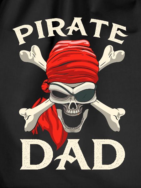 pirate dad skull crossbones