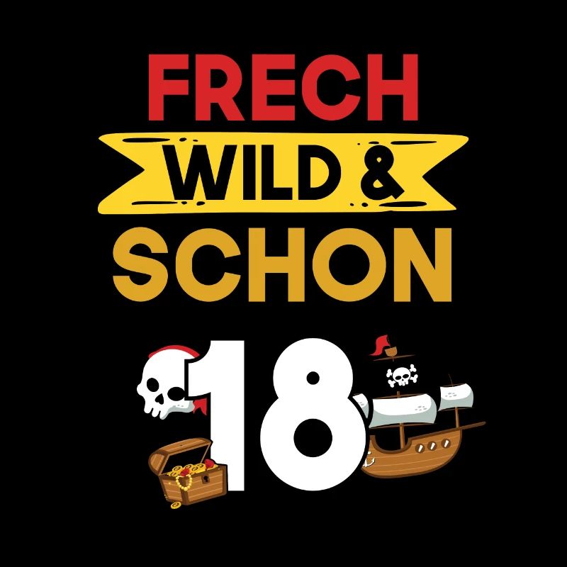 18 Jahre Geburtstag Pirat