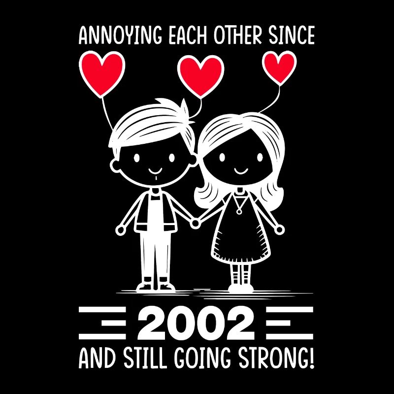 Relationship Marriage Anniversary - teasing each other since 2002