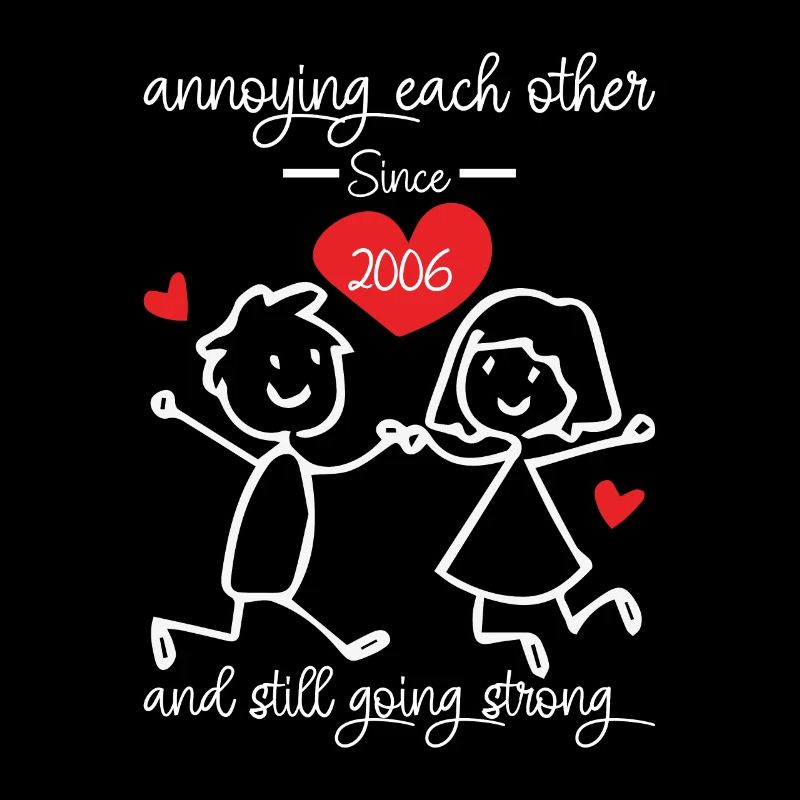 Relationship Marriage Anniversary - teasing each other since 2006