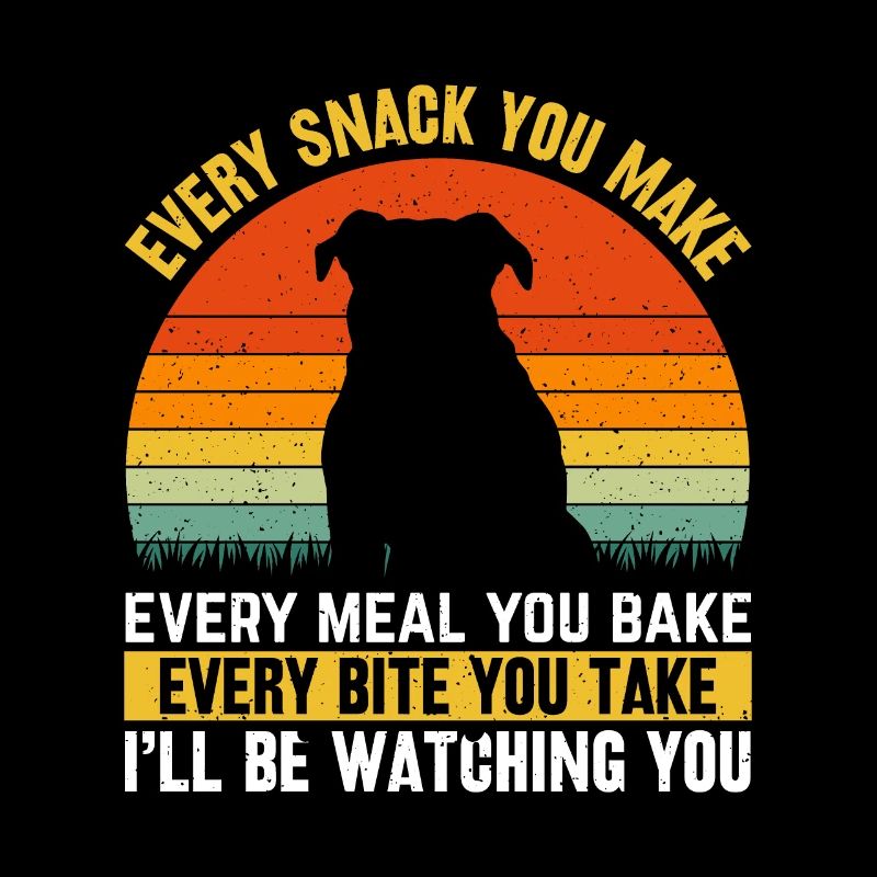 Chiens - Chaque collation que vous préparez, je vous surveillerai !