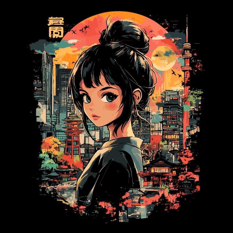 Anime Mädchen Japan
