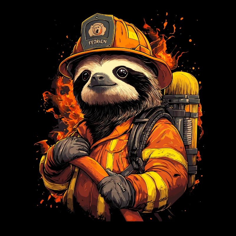 Firefighter Sloth