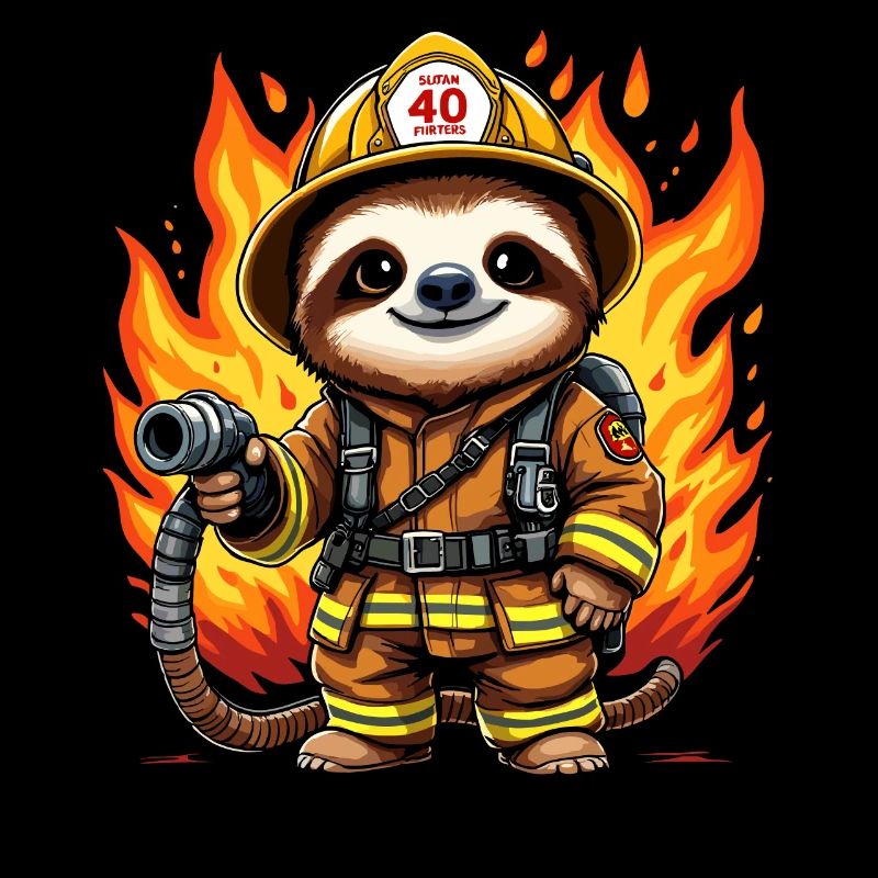 Firefighter Sloth