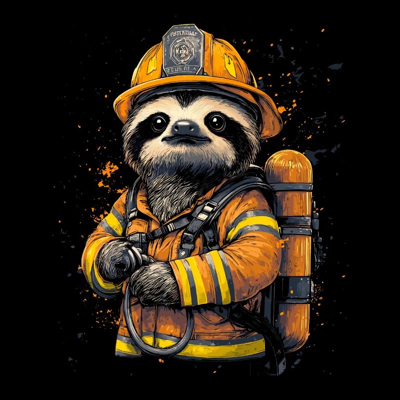 Firefighter Sloth