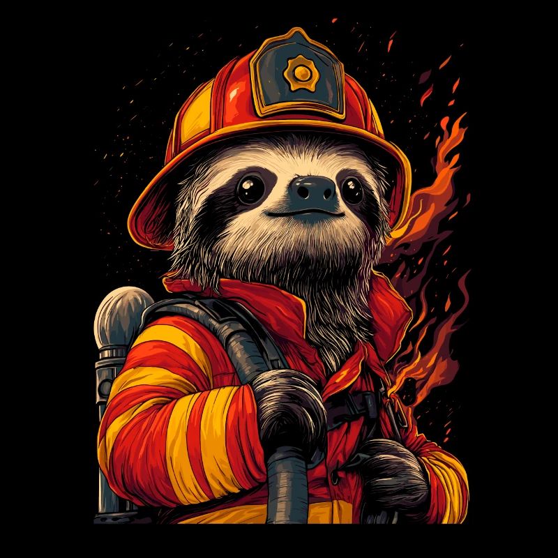 Firefighter Sloth