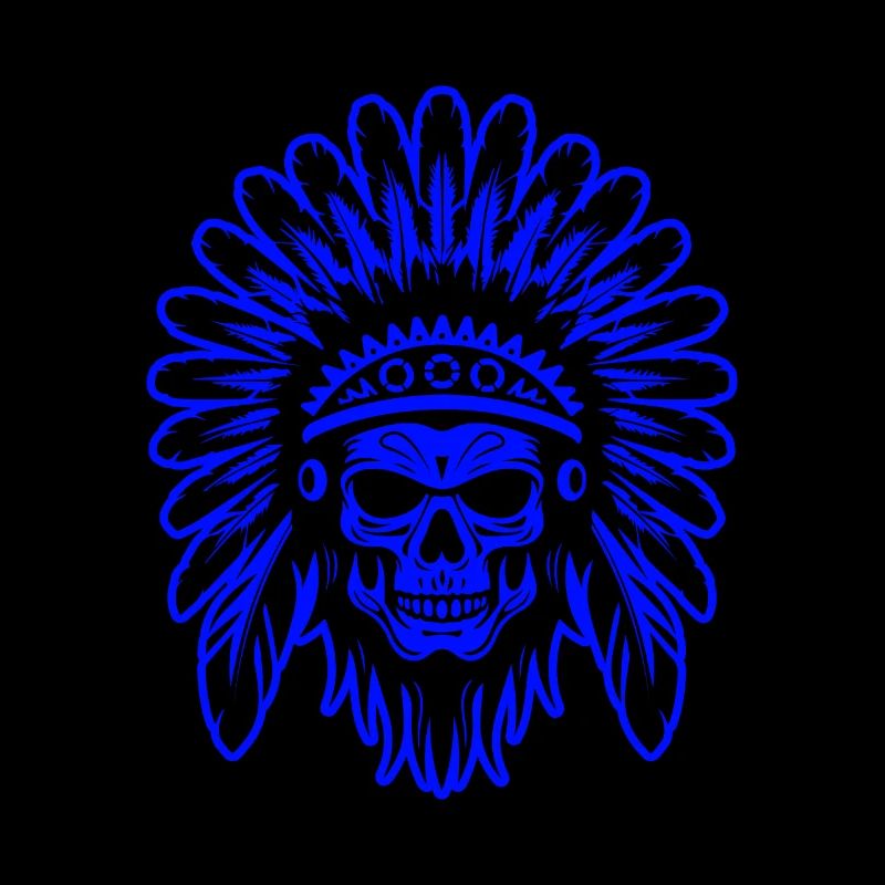 Apache Totenkopf Indianer