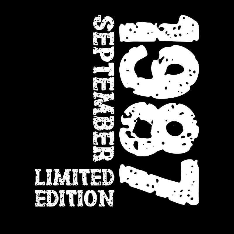 1987 Septembre Edition Limitée 36th Birthday Deco