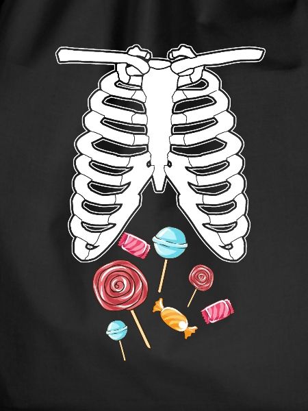 Halloween skeleton sweets