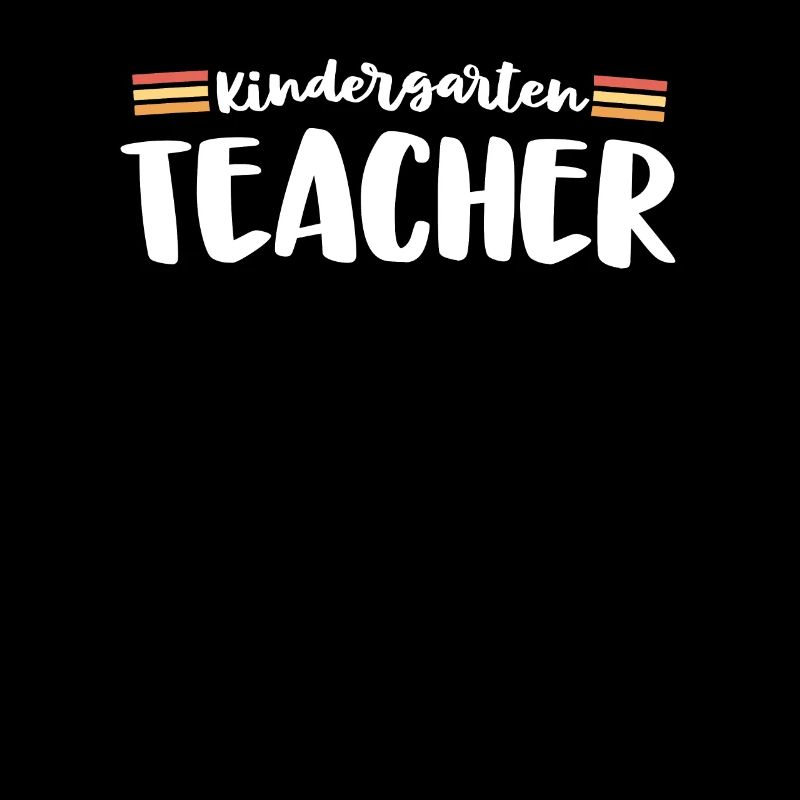 Retro Kindergarten Teacher Kinder Crew 70s Back