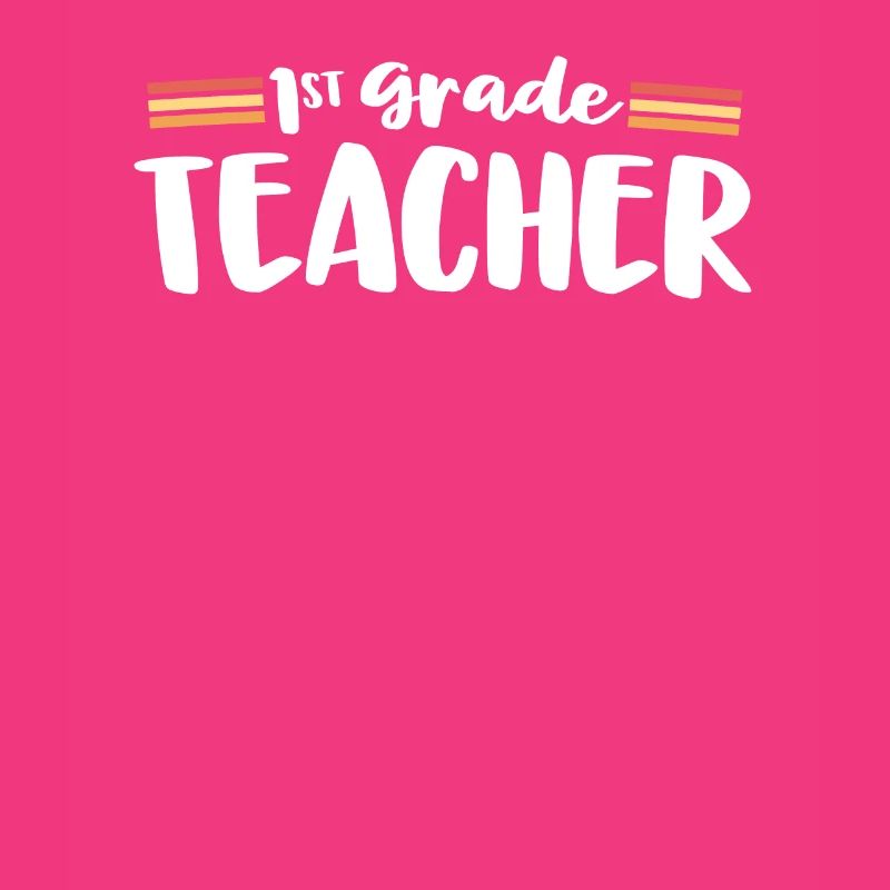 Retro 1st Grade Teacher First Matching 70s Back