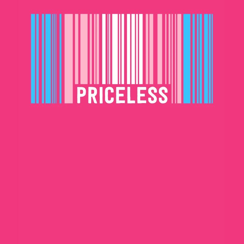 Priceless Trans Pride Barcode Subtle Transgender