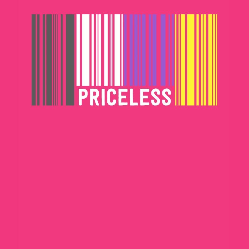 Priceless Gender Nonbinary Pride Barcode Discreet