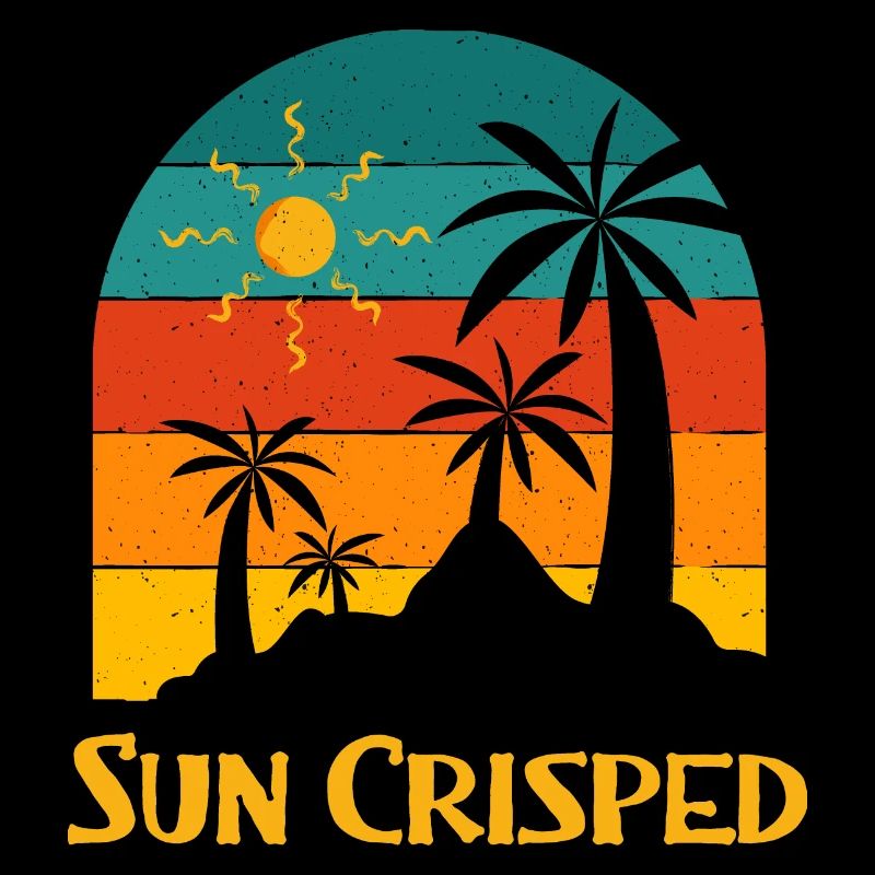 Sun Crisped Beach Été Océan Tropical Vacances